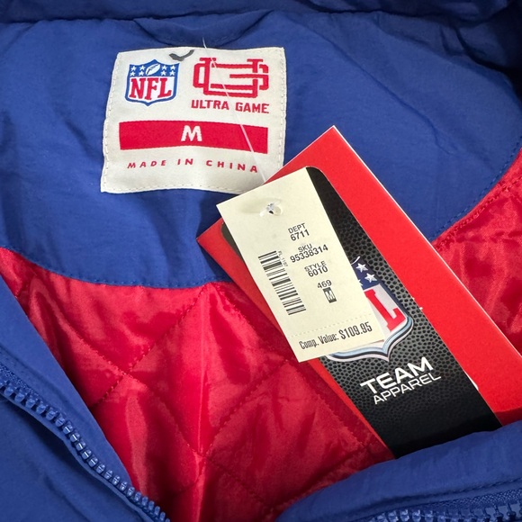 Giants Blue and Red Windbreaker Jacket - Picture 4 of 7